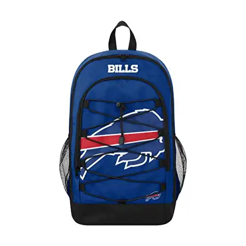FOCO Buffalo Bills NFL Big Logo Bungee Backpack