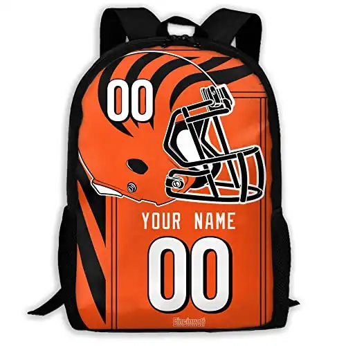 ANTKING Cincinnati Backpack Customized High capacity Personalized Any Name and Number Fans Gifts for Kids Men
