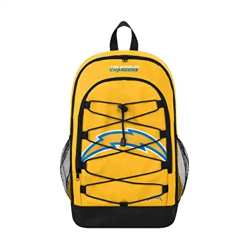 FOCO Los Angeles Chargers NFL Big Logo Bungee Backpack