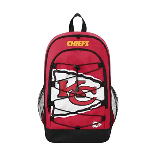 FOCO Kansas City Chiefs NFL Big Logo Bungee Backpack