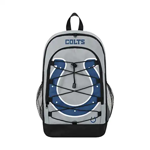 FOCO Indianapolis Colts NFL Big Logo Bungee Backpack