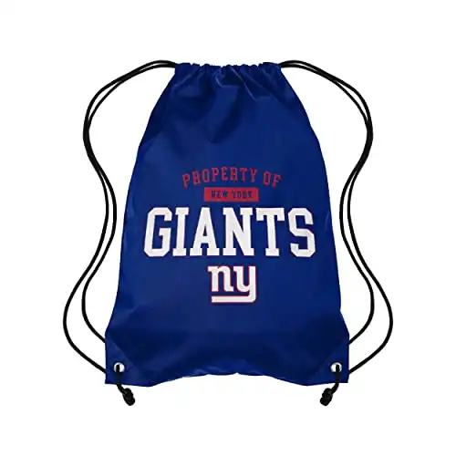 New York Giants NFL Property Of Drawstring Backpack