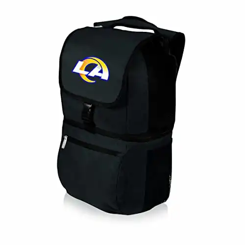 Black Los Angeles Rams Zuma Cooler Backpack