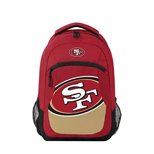 FOCO San Francisco 49ers NFL Colorblock Action Backpack