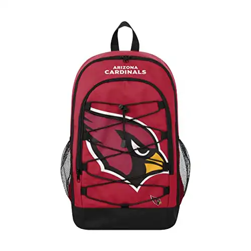 FOCO Arizona Cardinals NFL Big Logo Bungee Backpack