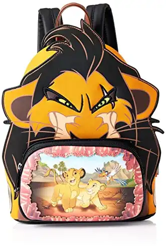 Loungefly Disney Villains Scene Lion King Double Strap Shoulder Bag Purse