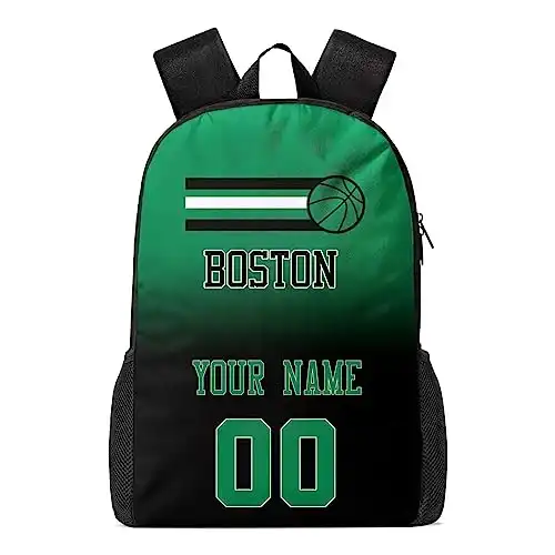 Boston Celtics Custom Backpack