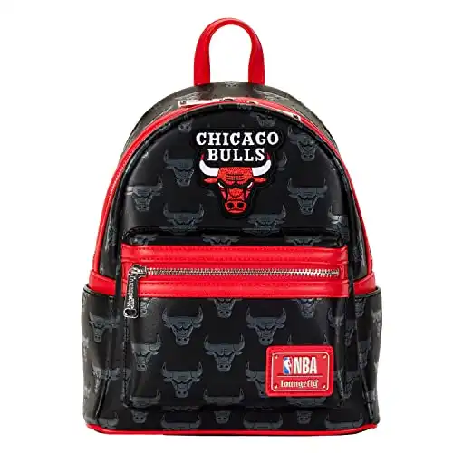 Loungefly NBA: Chicago Bulls Logo Mini-Backpack