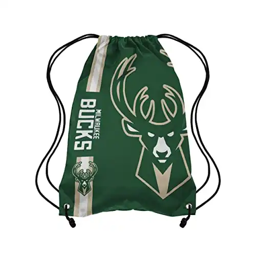 FOCO Milwaukee Bucks NBA Big Logo Drawstring Backpack