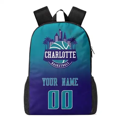 Charlotte Custom Basketball Sport Backpack